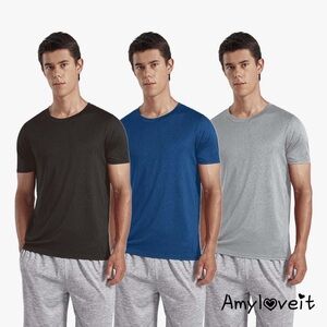 Haimont Men's Athletic Running Shirts 3 Pack #65